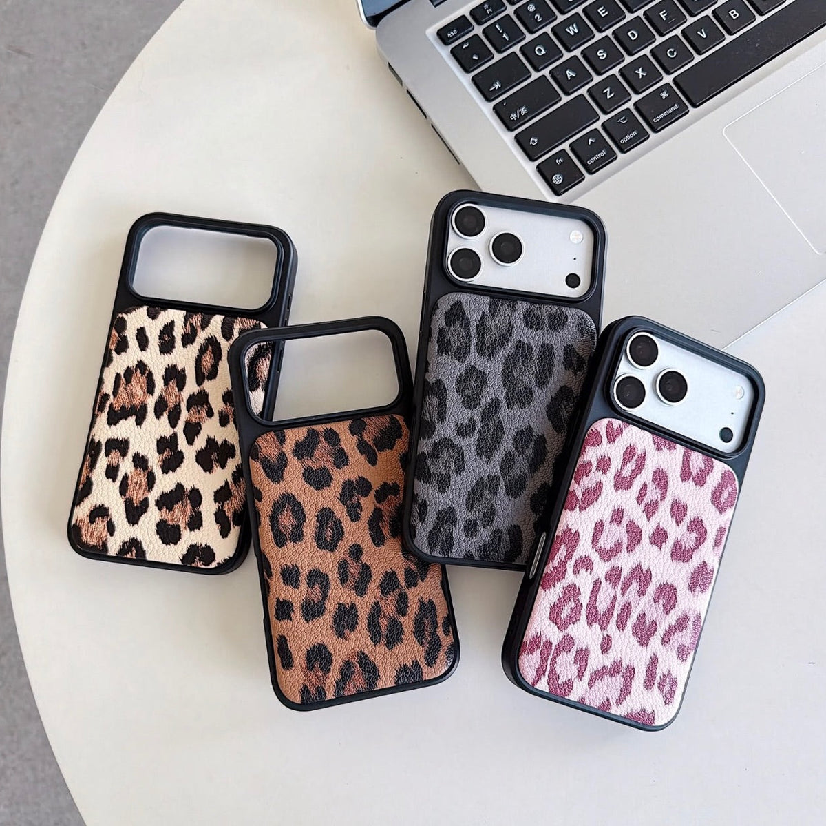 Puflu Leopar iPhone Telefon Kılıfı
