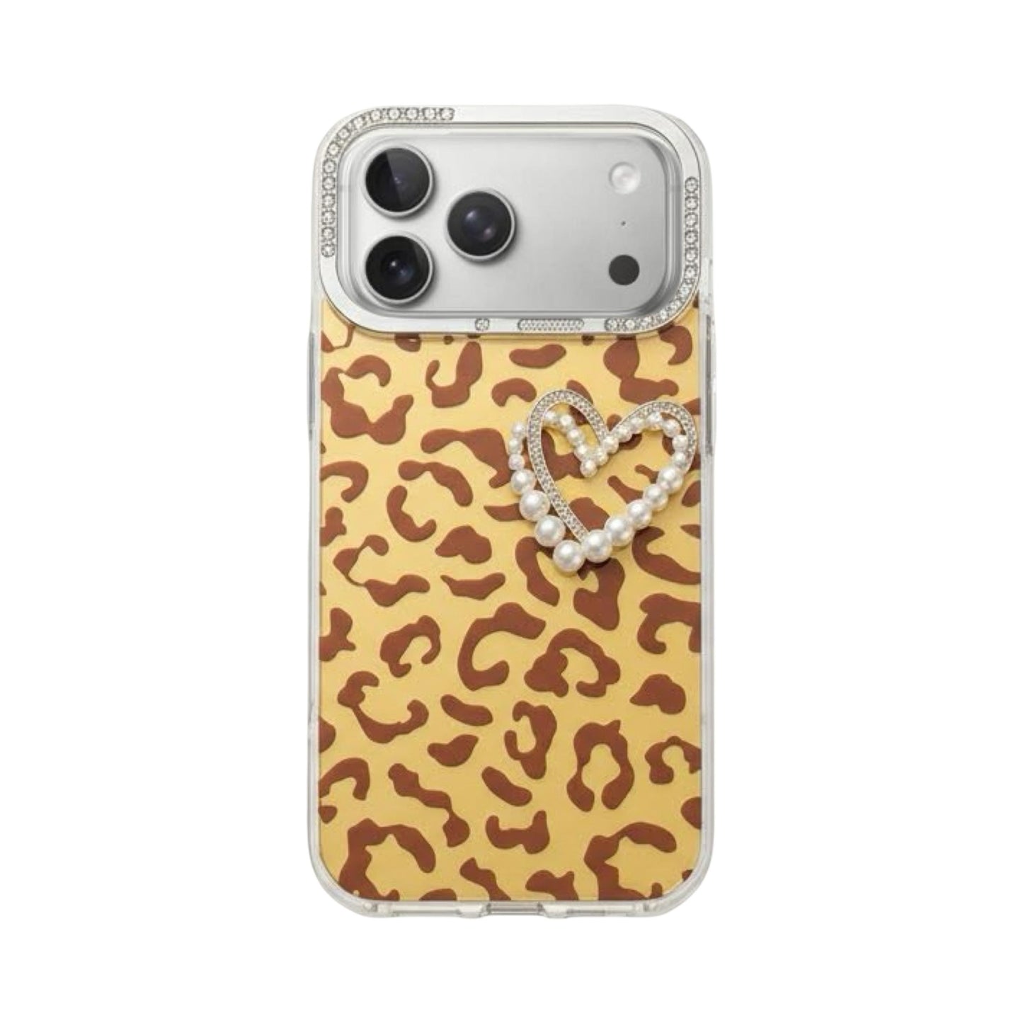 Kalpli Leopar Şeffaf Kılıf
