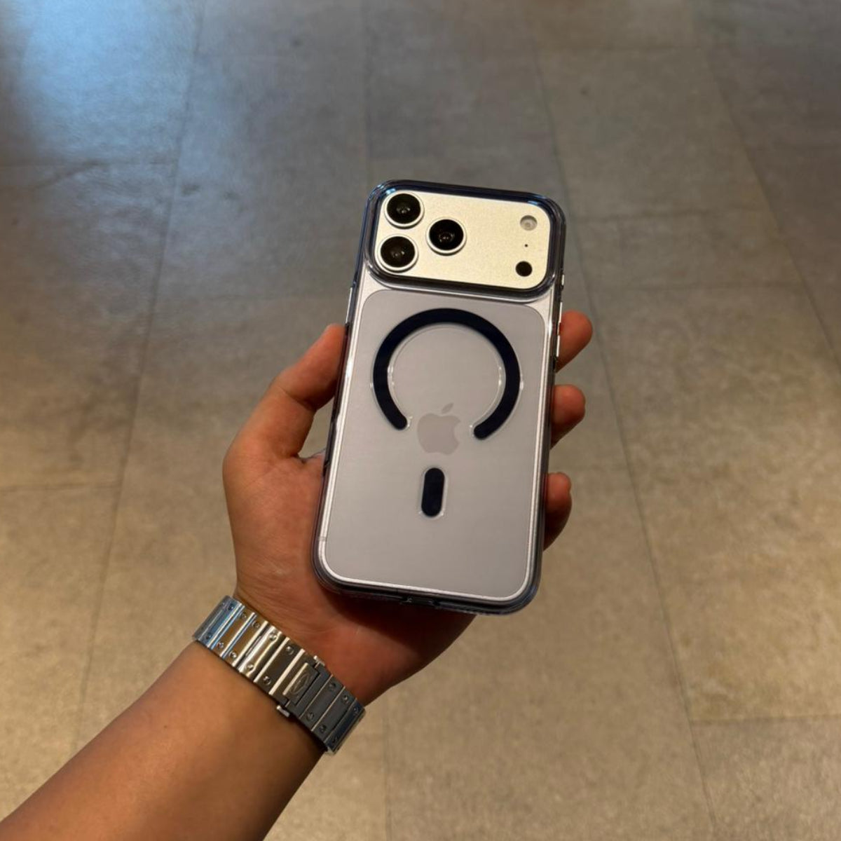 Renkli Şeffaf MagSafe iPhone Telefon Kılıfı
