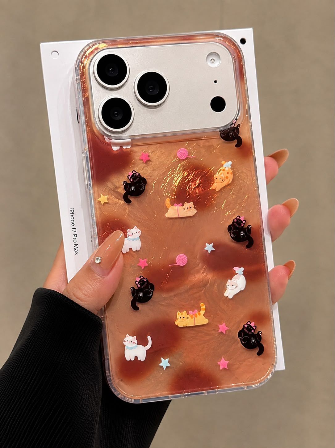 Şeffaf Leopar Desenli iPhone Kılıf