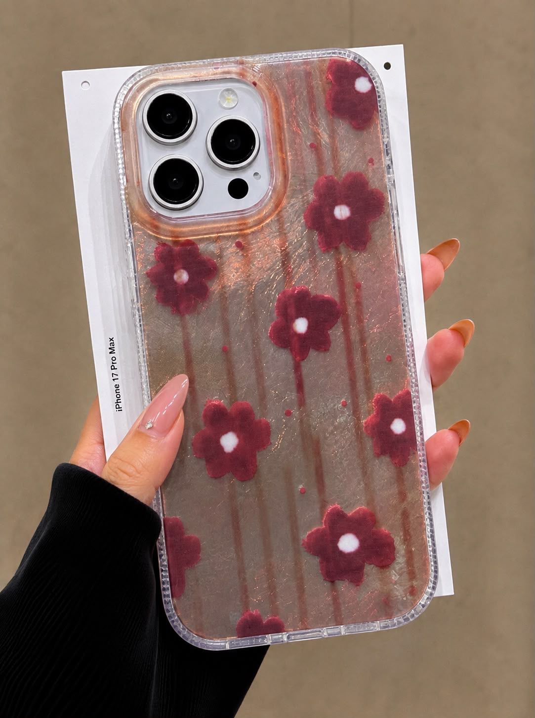 Şeffaf Leopar Desenli iPhone Kılıf