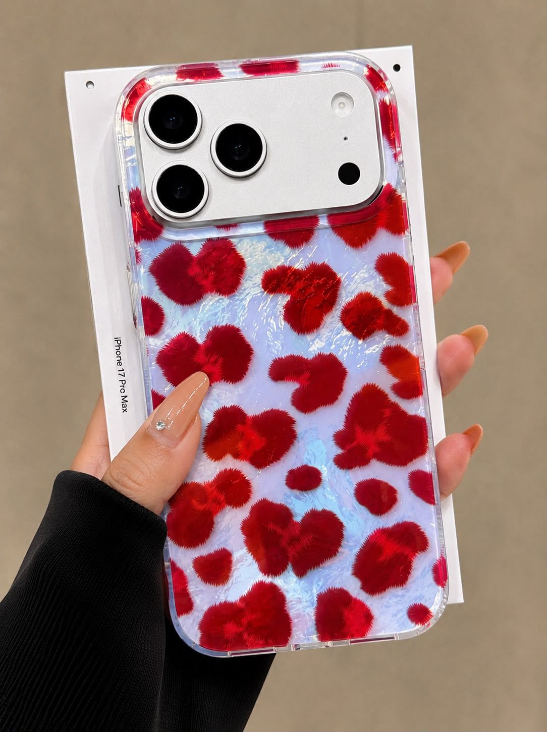 Şeffaf Leopar Desenli iPhone Kılıf