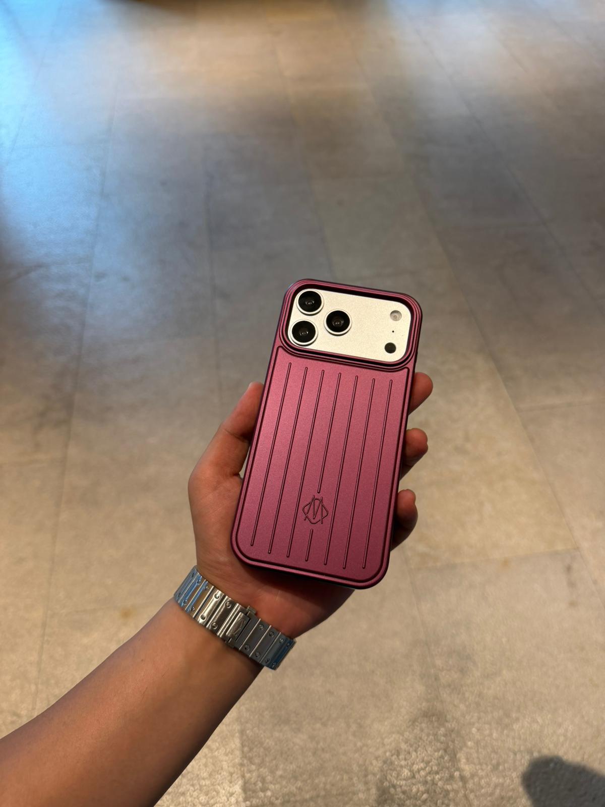 Rimowa İphone Telefon Kılıfı Bordo