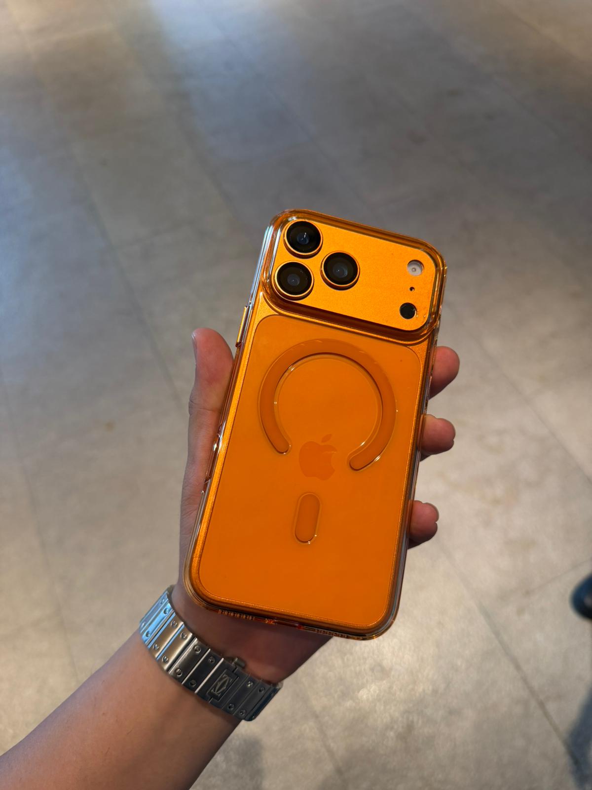 Renkli Şeffaf MagSafe iPhone Telefon Kılıfı