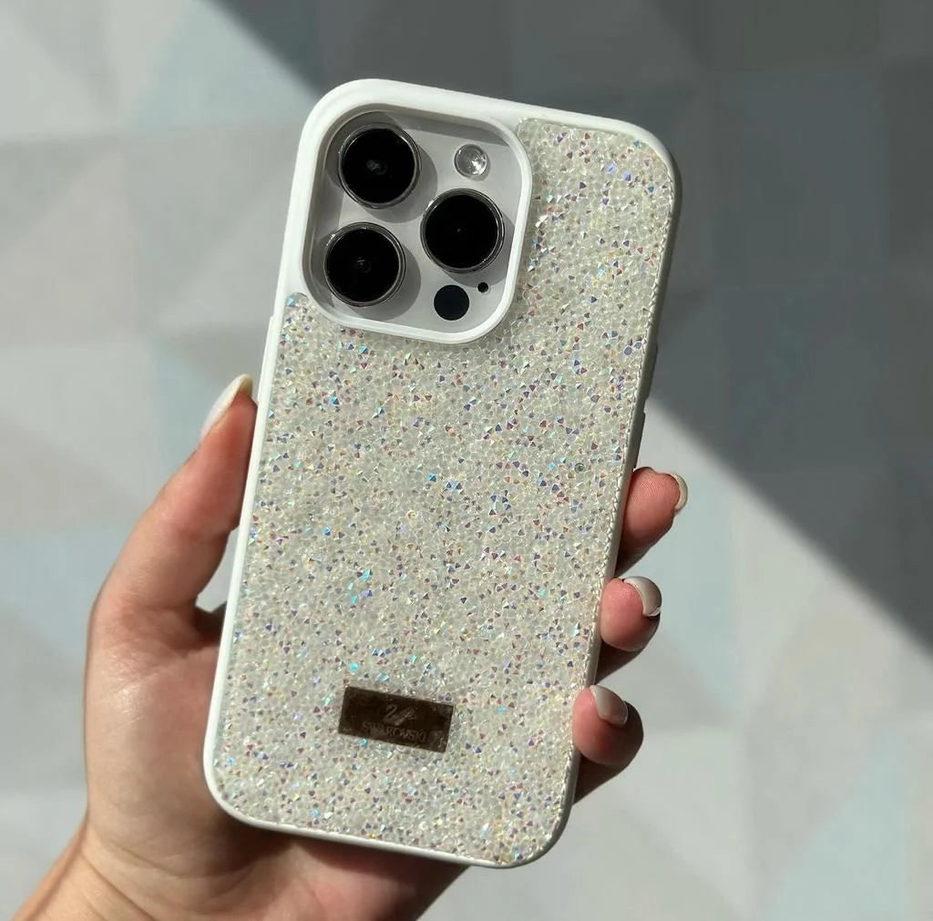 Swarovski Taşlı Kılıf Beyaz