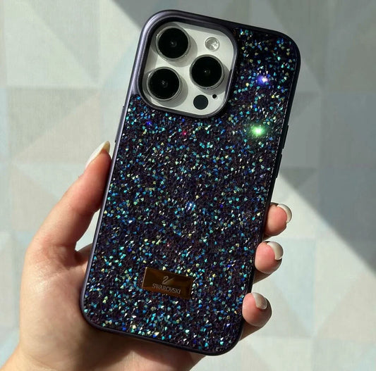 Swarovski Taşlı Kılıf Derin Mor